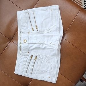 Express white jean shorts. Size 4.